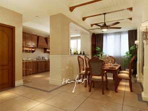 長新花園 130平米公寓美式風(fēng)格 谷居家居裝修設(shè)計效果圖